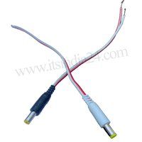 DC Connector Wire Red And White Premium 50Set