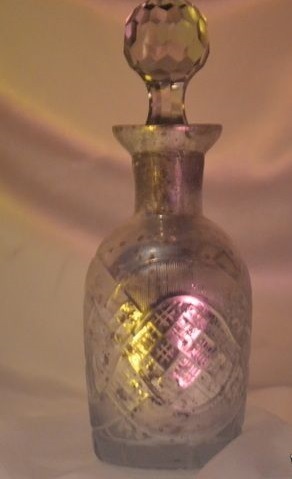 Silver Perfume Bottle Material: Glass