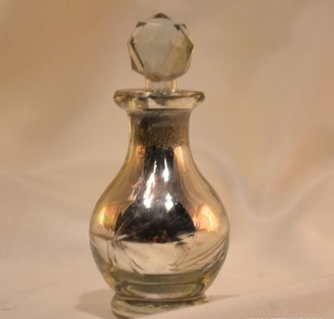 Golden Silver Decanter,Glass Perfume Bottle And Decanter