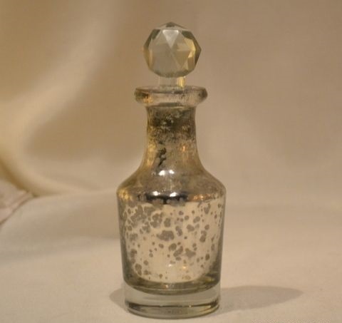 Silver Eatching Glass Decanter Height = 12.5Cm Dia = 5Cm Size
