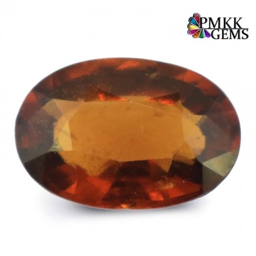 Hessonite Gemstone - 4.52 ct Natural Brown Oval Cut | Enhances Mental Clarity, Aids Skin Health, Supports Political and PR Professionals