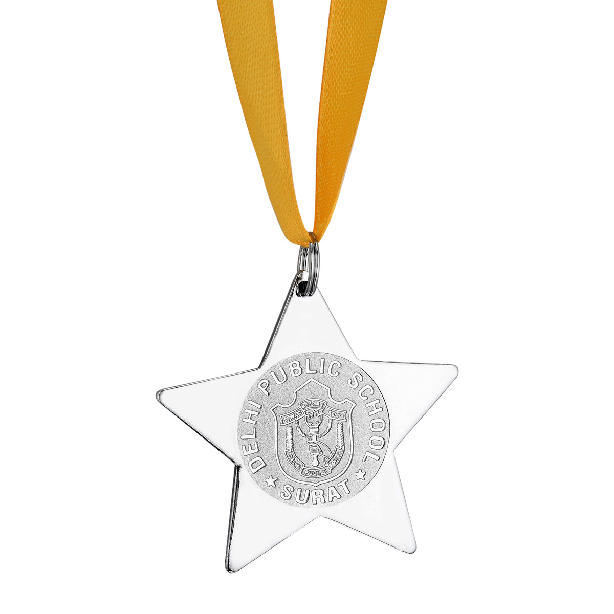 Star Shaped Gold Sports Medal