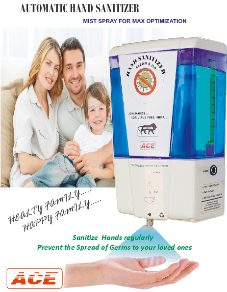 TOUCH LESS HAND SANITIZER-SPRAY MIST