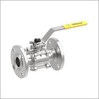 3 પીસ Flange End Handle Type Ball Valve