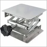 Laboratory Jack - Durable Stainless Steel Construction | Adjustable Height Mechanism, Non-Slip Rubber Feet, Precision Leveling Design