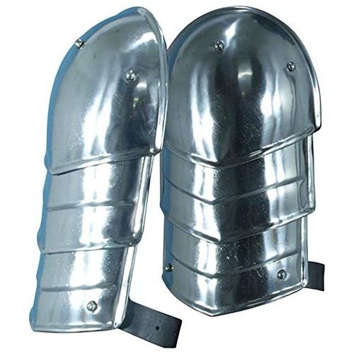 Nautical B06xzs1bw8 Medieval Merc Steel Pauldrons Shoulder Armour Silver One Size