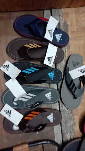 Mens Adidas Three Strips Slippers