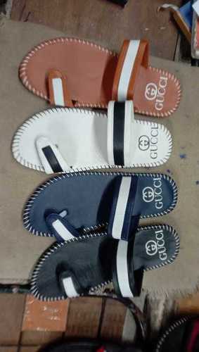 Mens Gucci Side Threaded Slippers
