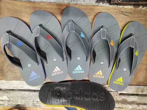Mens Adidas Grey Sports Slippers
