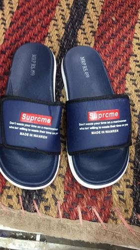 Mens Supreme Blue Slippers