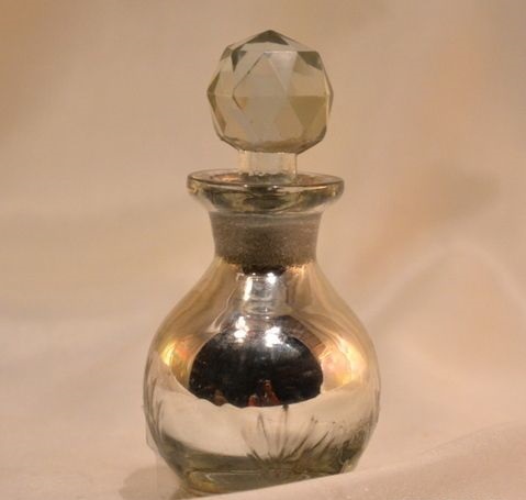 Silver Perfume Bottle, Glass Perfume Bottle And Decanter
