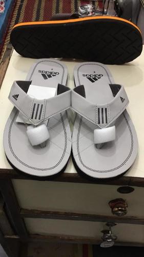 Mens Adidas White Designer Slippers