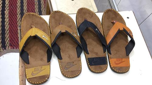 Mens Leather Slippers