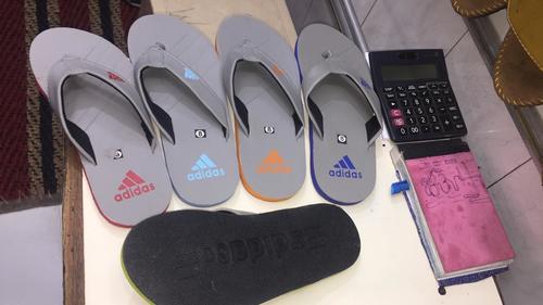 Mens Adidas Sports Grey Slippers
