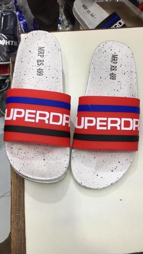 Mens Superdr White Slippers