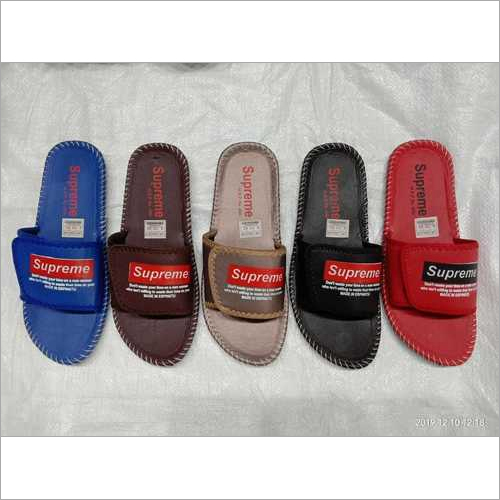 Mens High Quality Supreme Stylish Slippers