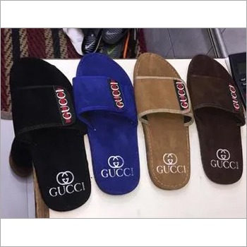 Mens Gucci Stylish Canvas Slipper