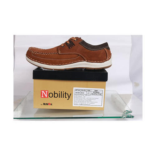 Mens Nobility Brown Casual Shoes