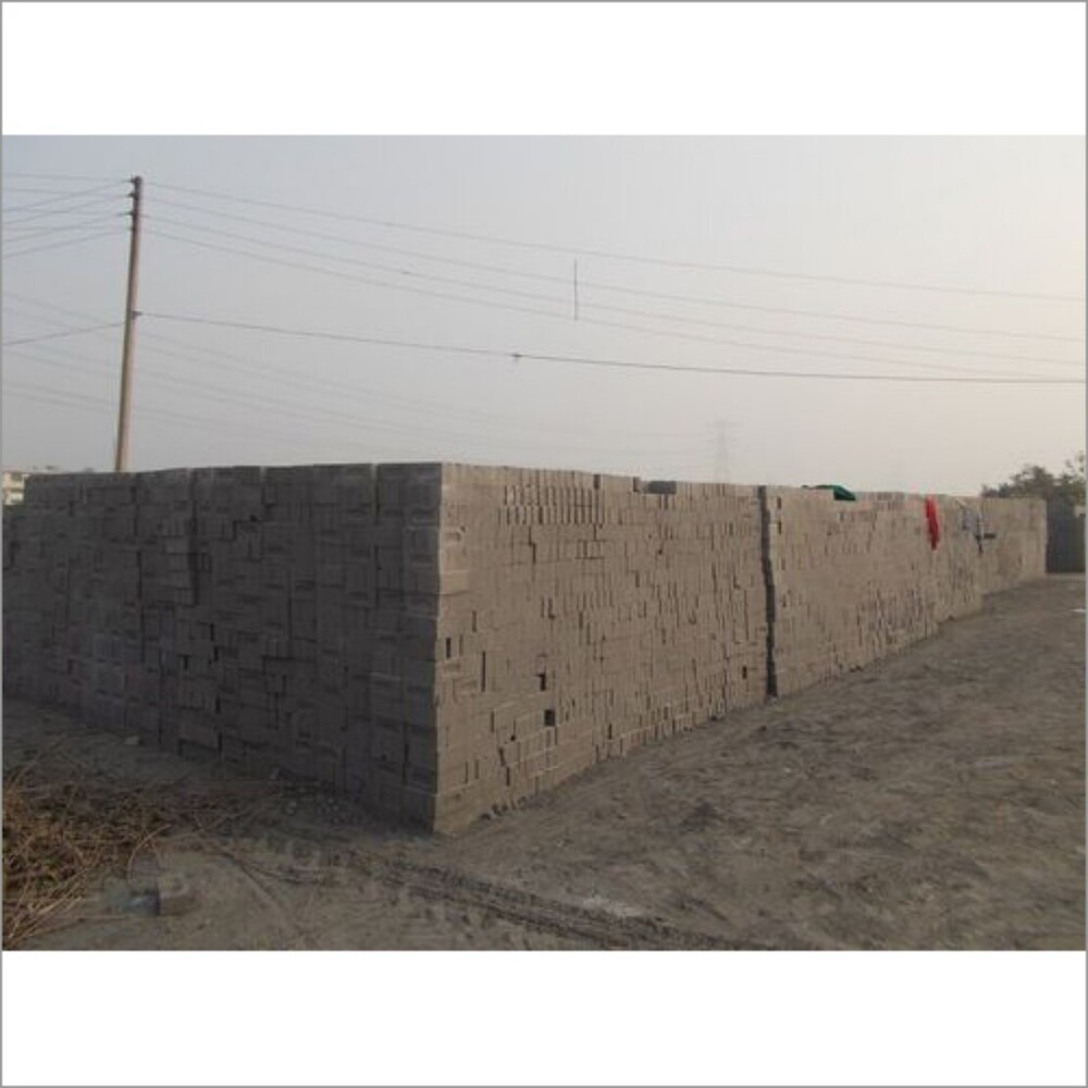 Construction Fly Ash Bricks - Color: Gray