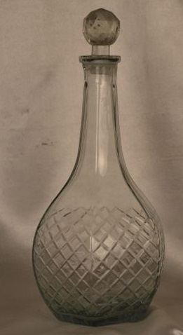 Long Glass Cut Flower Vase