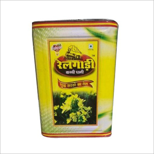 Kachi Ghani Oil Tin Container