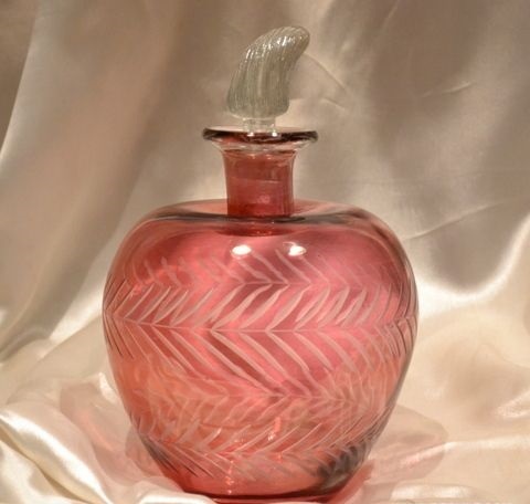 Apple Shape Glass Perfume Decanter