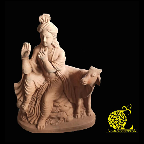 Terracotta Shree Krishan Sculpture