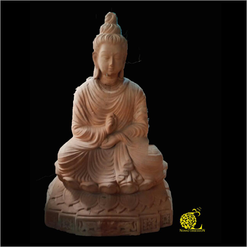 Terracotta Budha Sculpture