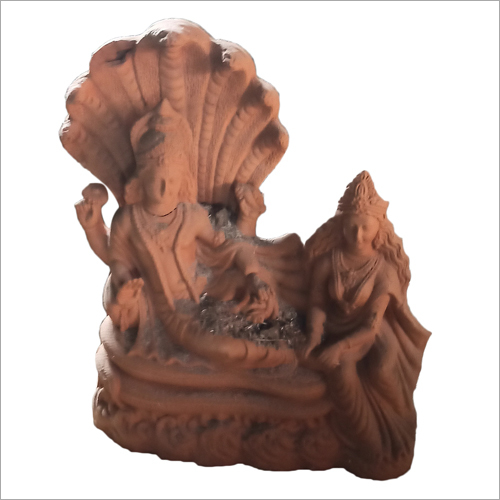 Terracotta Vishnu Ji Sculpture