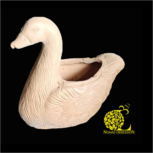 Terracotta Duck Sculpture By NOMAD OBSESSION