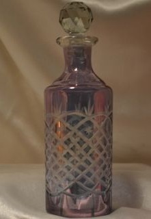 Vintage Decanter Glass Decanter Mid Decanter Liquor Decanter Gls Round Top Decanter