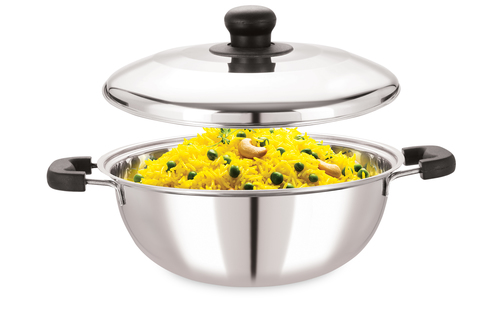 STAINLESS STEEL KADAI 2 LTR 20CM By MAPLE STAINLESS STEEL INDIA