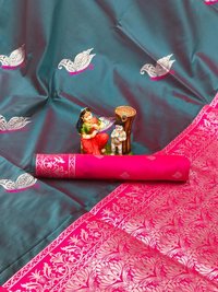 2 TONE LICHI SILK SAREES