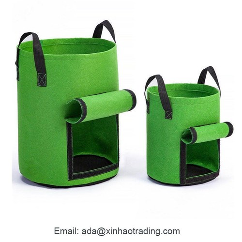 Smart Pot Planter For Vegetable 5 7 10 Gallon Biodegradable Fabric Potato Plant Grow Bags Dimensions: 34*35  Centimeter (Cm)