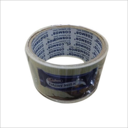 Transparent & Brown Printed Adhesive Tape