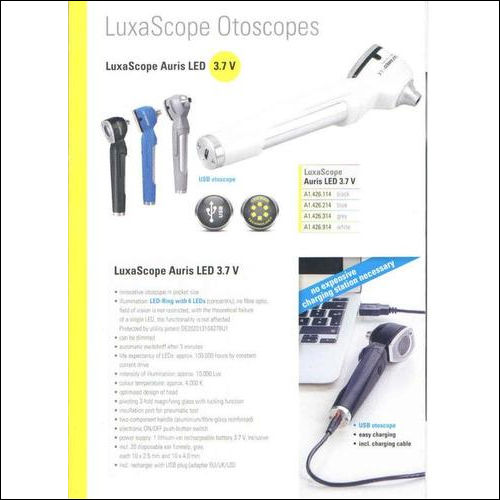 OTOSCOPES AURIS 3.5V RECHARGEABLE LED