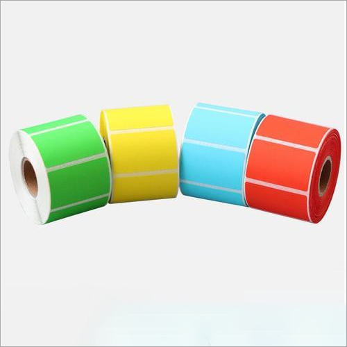 Custom Color Barcode Label - Synthetic Polyester, Adhesive Sticker , Multi-Color Options, Moisture & Tear Resistant