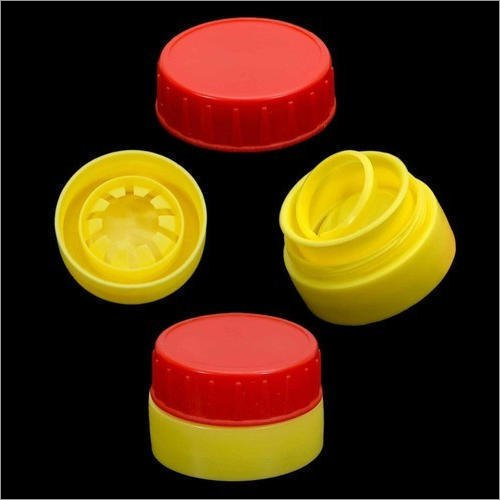 Yellow Plastic Edible Oil Bottle Cap