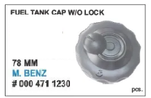 Fuel Tank Cap Without Keys Black M Benz