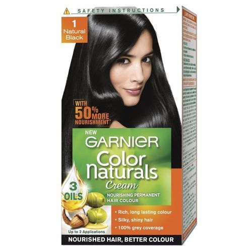 Buy Garnier Color Naturals Creme Riche Hair Colour  With Colouring Tools  Shade 1 Online at Best Price of Rs 299  bigbasket