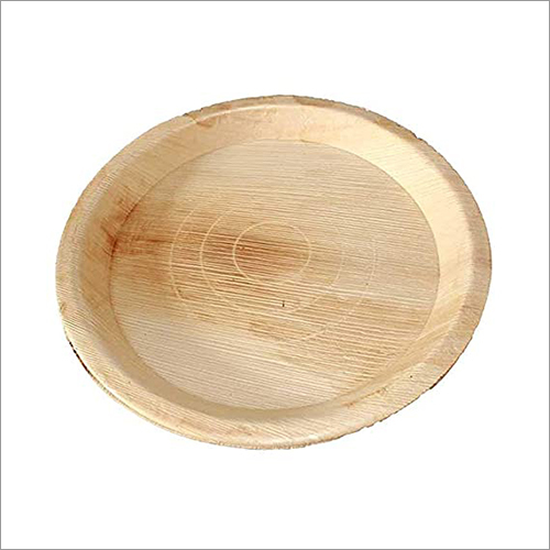 12 Inch Areca Leaf Round Plate - Areca Material, 12 Inch Diameter | Durable, Eco-Friendly Design for Events, Parties, Picnics, BBQs