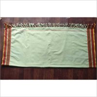 Dyed Polyester Lungi With Fringes