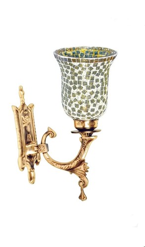 Brass Glass Priyanka Green W-1