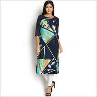 Crepe Printed Kurti