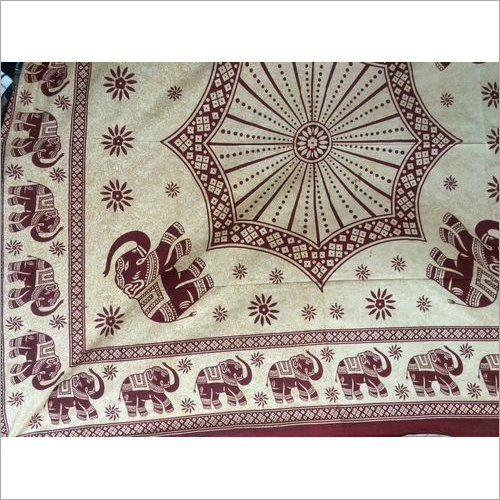 Cotton Jaipuri Bedsheet