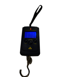 Mini Portable Electronic Scale - Plastic, 40kg Capacity, Black Color | Ergonomic Design, Lcd Backlight Display, Auto Power Off, Low Power Alarm