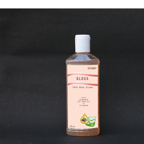 Gloss Face Wash Scrub With Aloevera & Tea Tree Oil