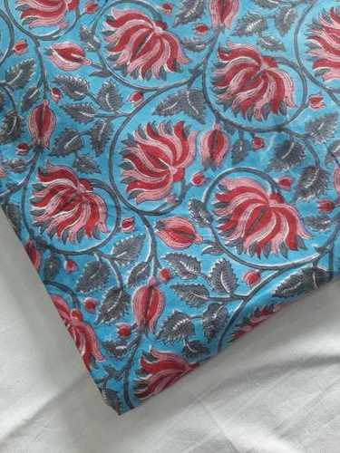 100%Cotton Hand Block Printed Fabric