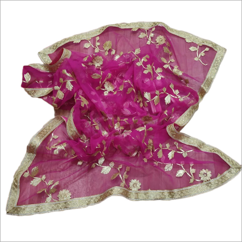 Embroidery Net Duppta