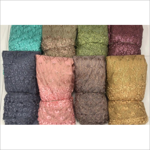 Fancy Net Embroidery Fabric